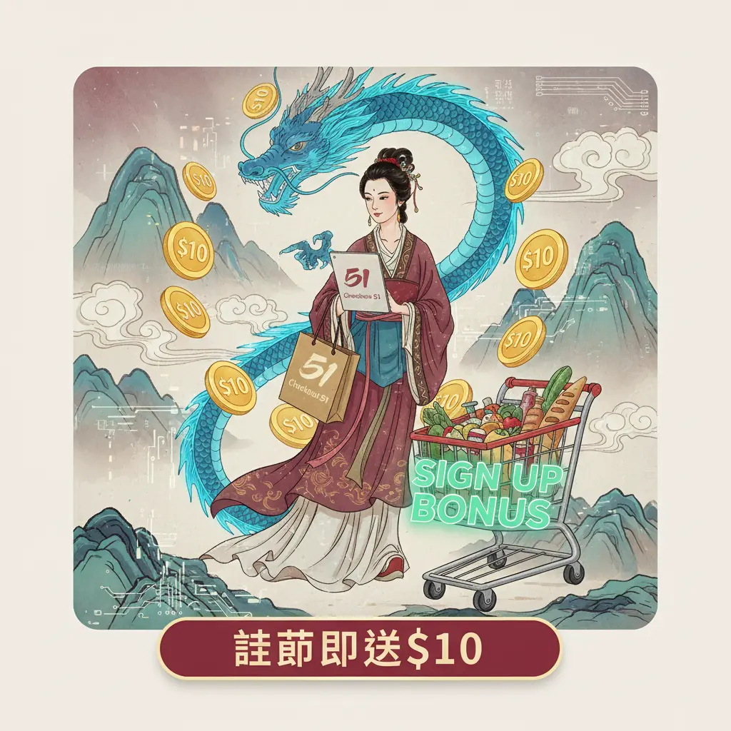 $10 sign up bonus - Checkout