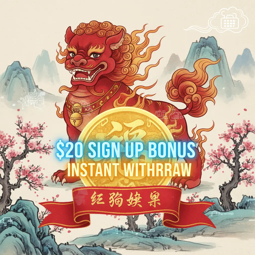 $20 sign up bonus instant withdraw - Red