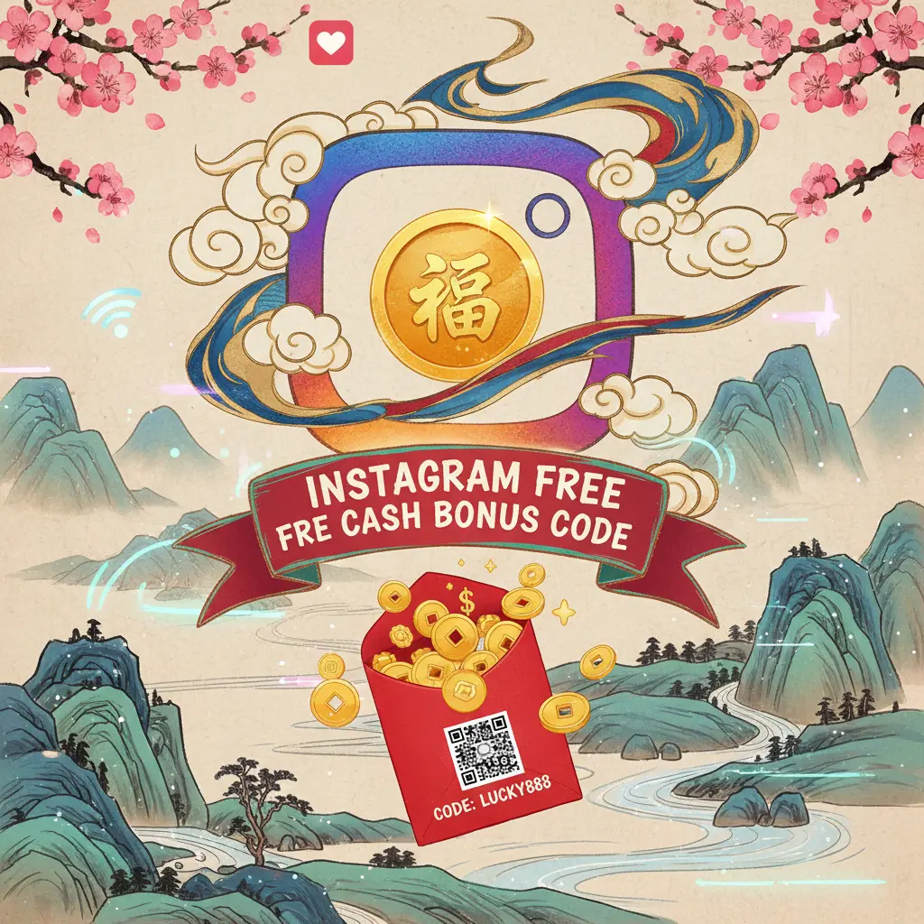 free cash bonus code - Instagram